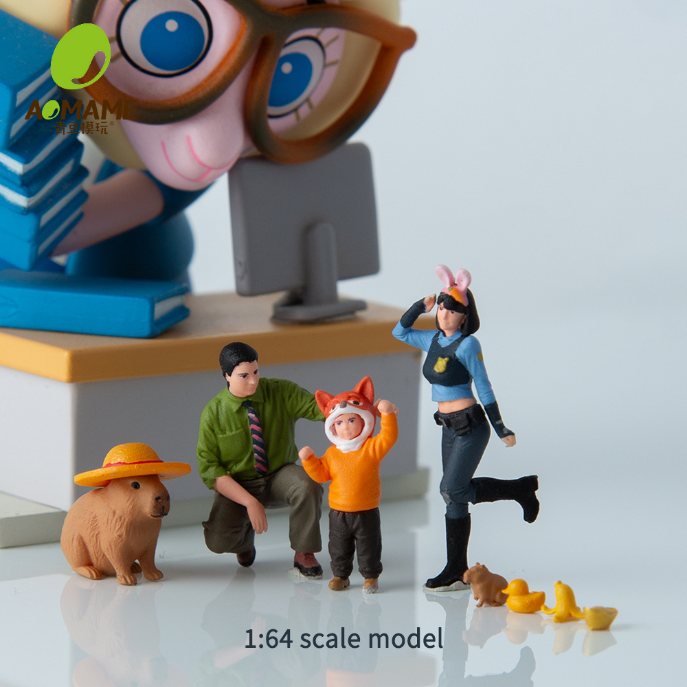 3D Printing Model - Kicarmod 1/64 Zoo Character Costume Set