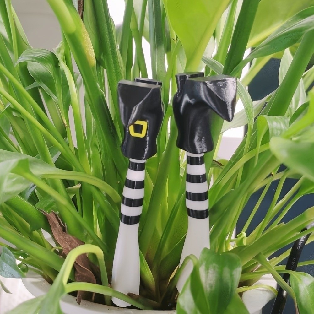 3D Printing Use - 3D Printed Witch Boot Garden Decor