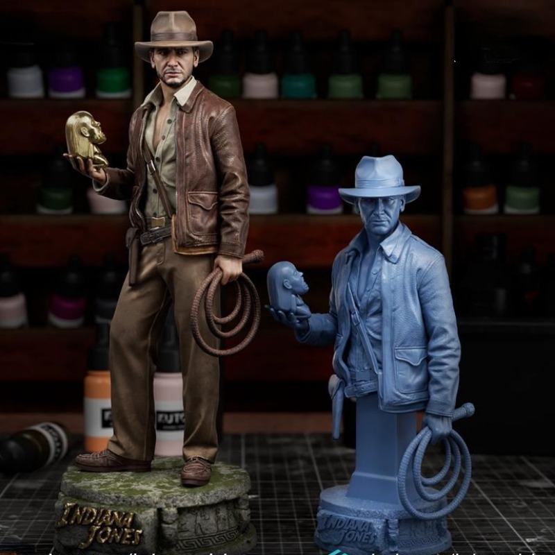 3D Printing Construction - 1/24 Indiana Jones Cowboy Explorer Resin