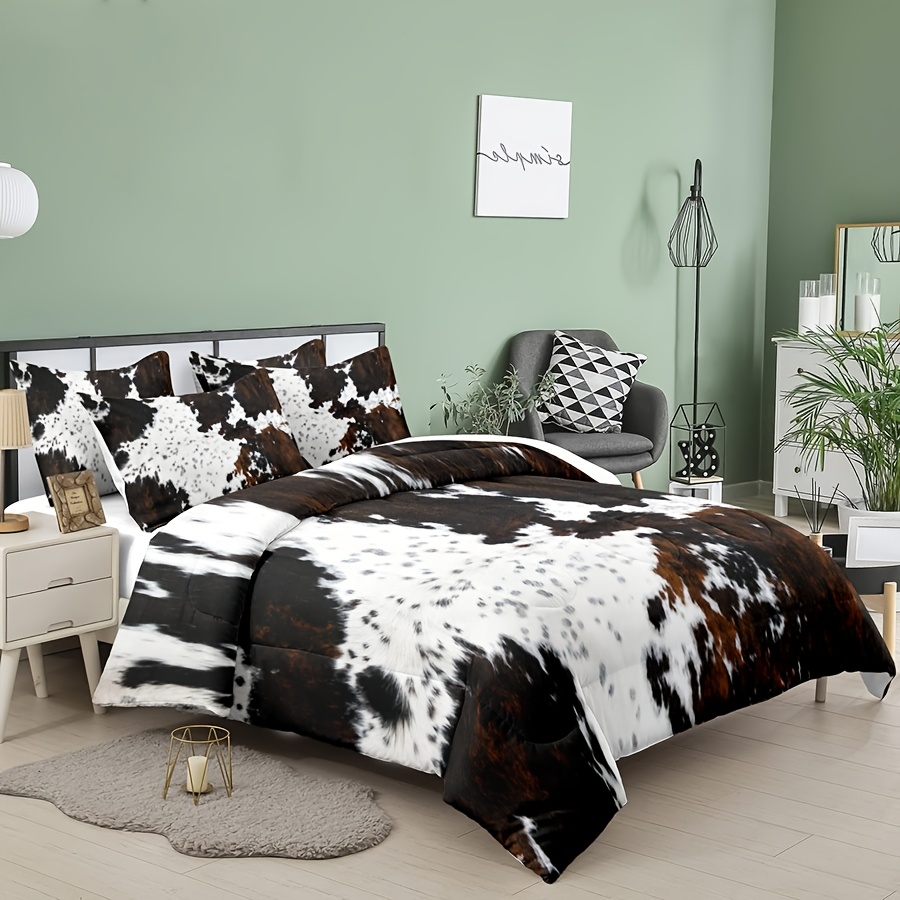 3D Printing Use - 3D Cow Print Comforter Set –