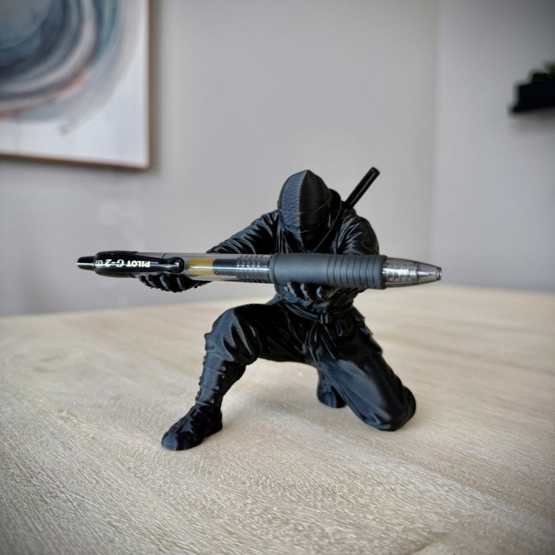 3D Printing Construction - Ninja Figure Pen Holder 3D Printed