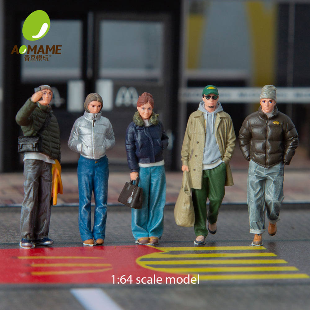 3D Printing Model - Kicarmod 1/64 Winter Streetwear Set- High