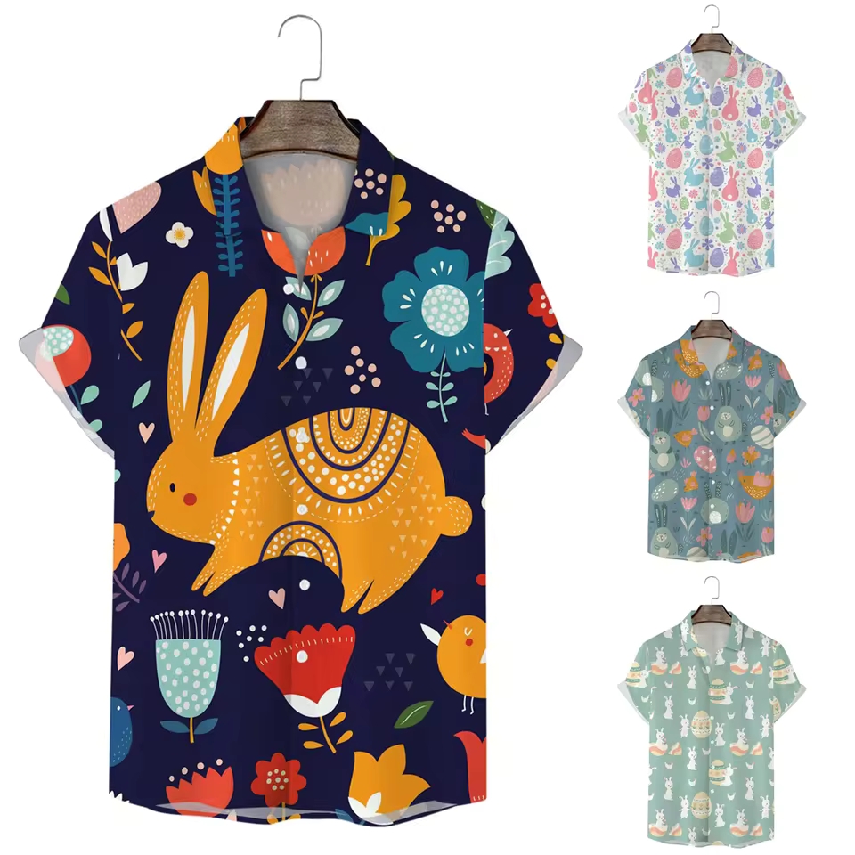 3D Printing Rabbit - 2025 Classic Fit New Men'S Shirt