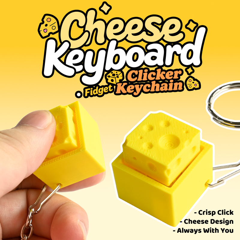 3D Printed Cheesy Key Fidget C – 3D Printing Model recenzja i cena
