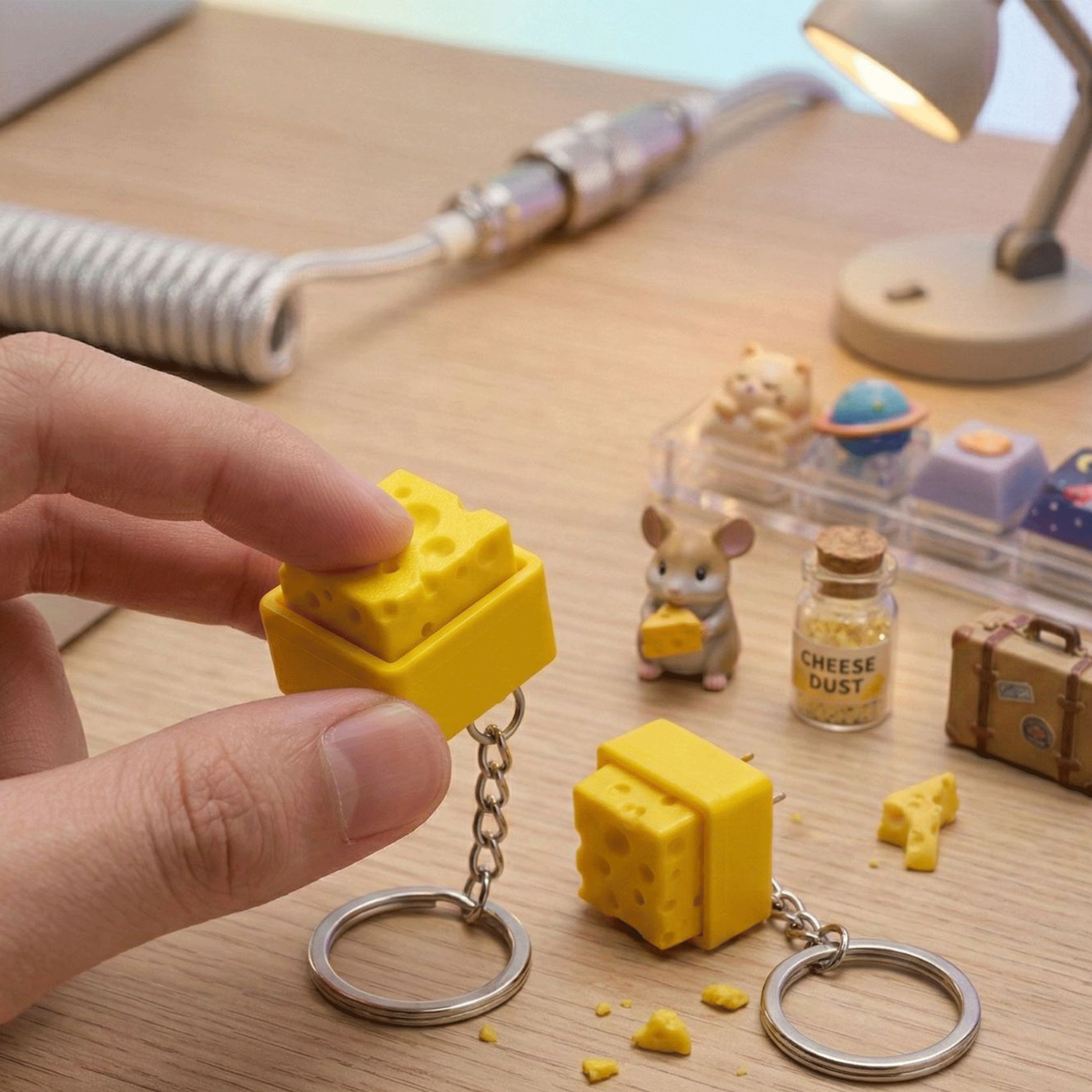 3D Printed Cheesy Key Fidget C – 3D Printing Model recenzja i cena