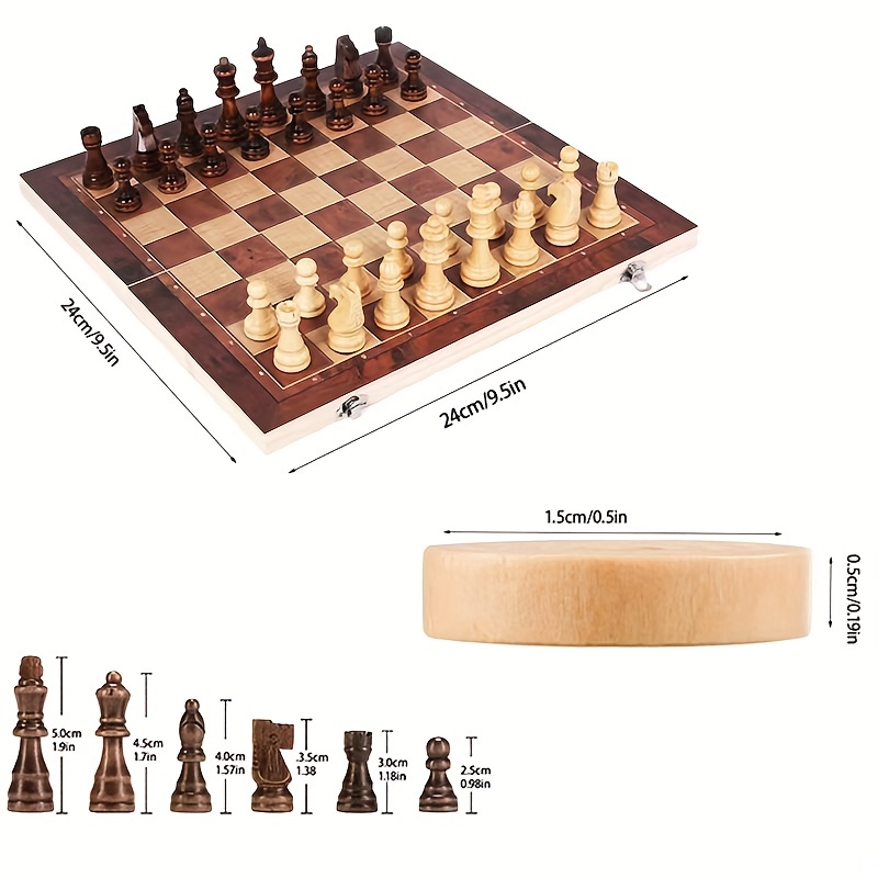 3 in 1 Chess Board, Folding Wo – 3D Printing Chess recenzja i cena