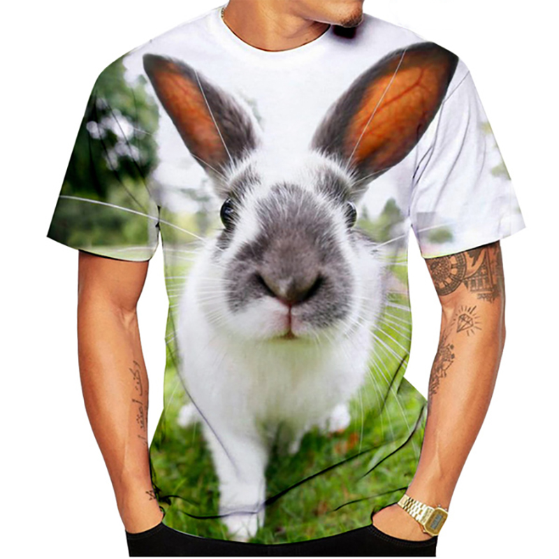 Fashion Cute Rabbit 3D Print T – 3D Printing Rabbit recenzja i cena