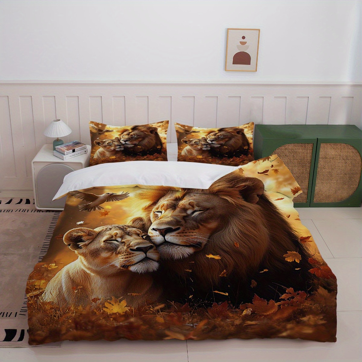 3pcs Lion Couple Bedding Set 3 – 3D Printing Nerd recenzja i cena