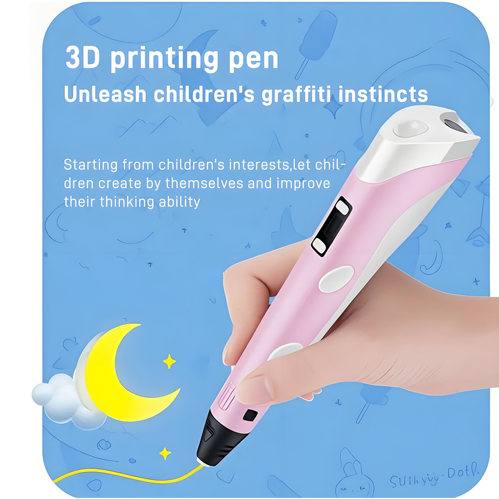 3D Pen With LCD Screen Compati – 3D Printing Excavator recenzja i cena