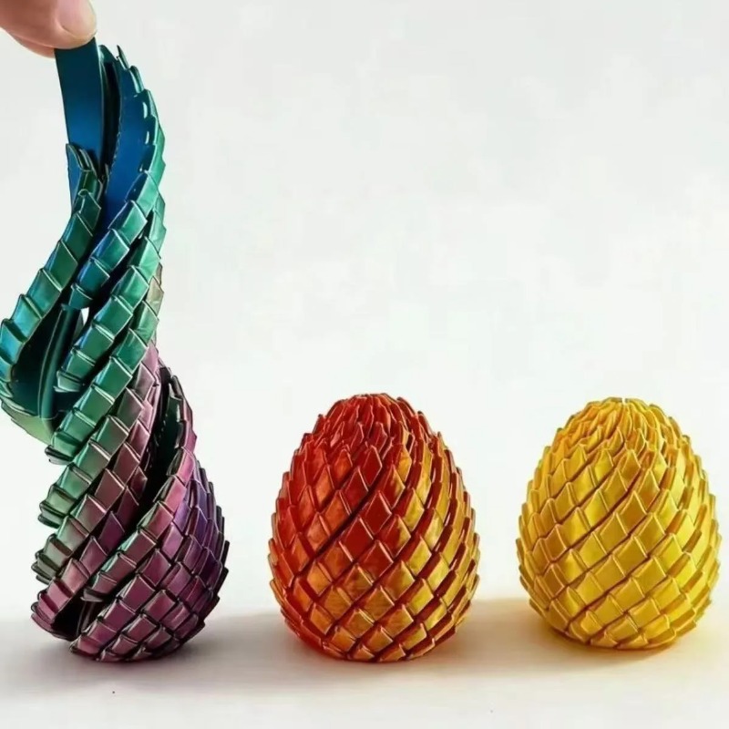 3D Printed Spiral Dragon Egg D – 3D Printing Egg recenzja i cena