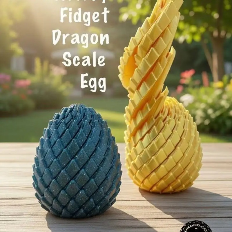 3D Printed Spiral Dragon Egg D – 3D Printing Egg recenzja i cena