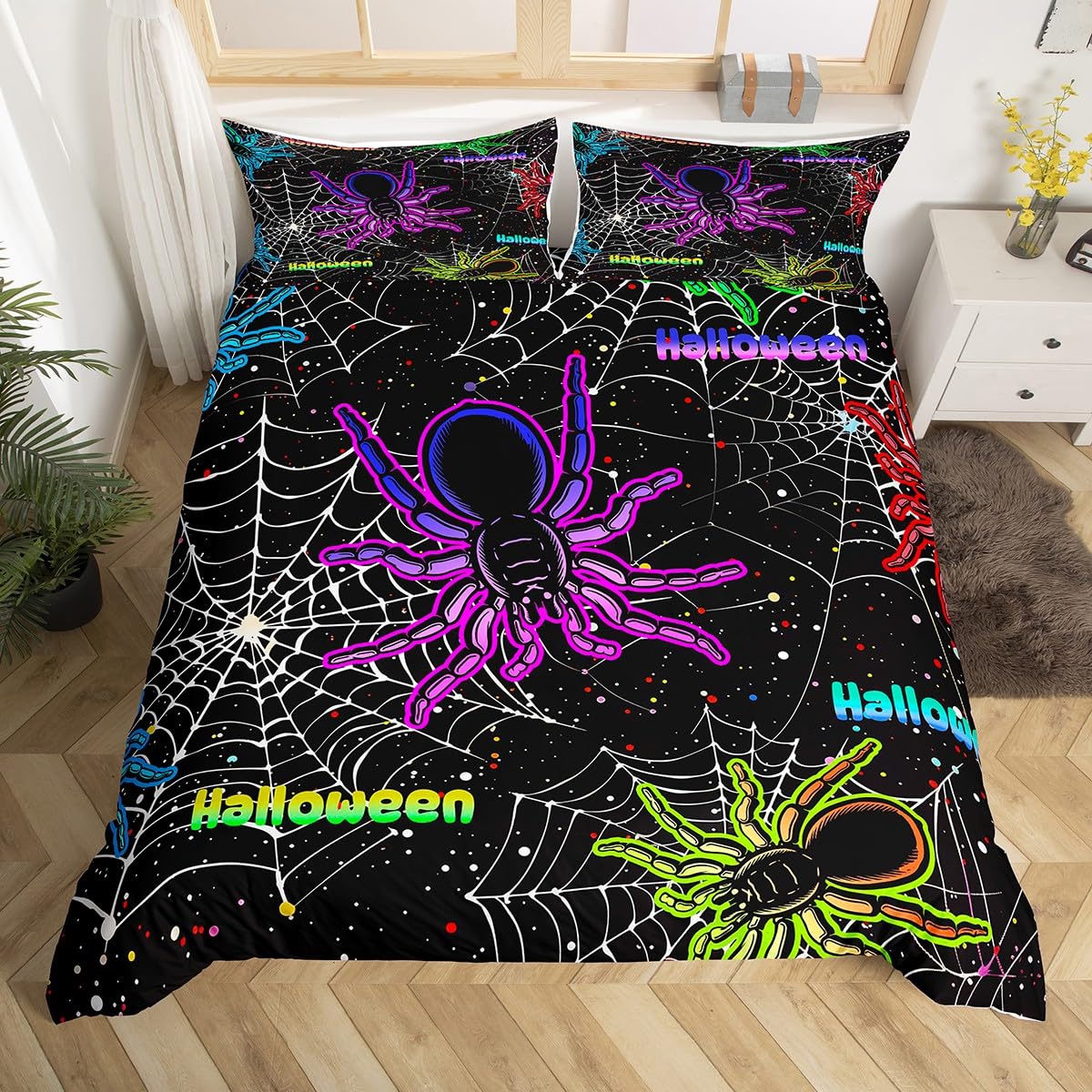 Halloween Spider Web Twin Quee – 3D Printing Web recenzja i cena