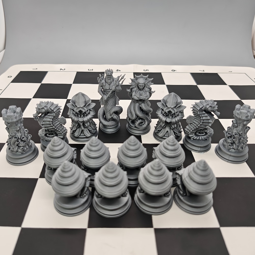 16PCS Ocean Myth Chess Figurin – 3D Printing Chess recenzja i cena
