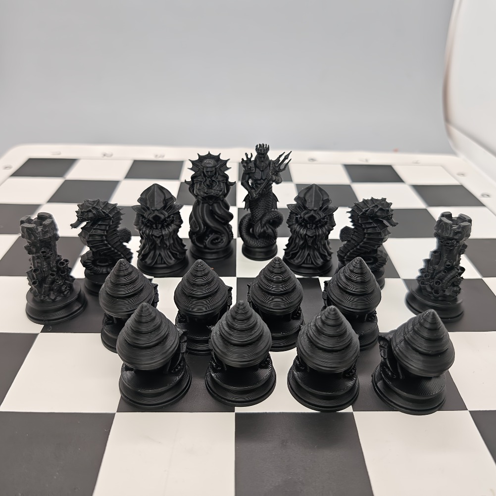 16PCS Ocean Myth Chess Figurin – 3D Printing Chess recenzja i cena