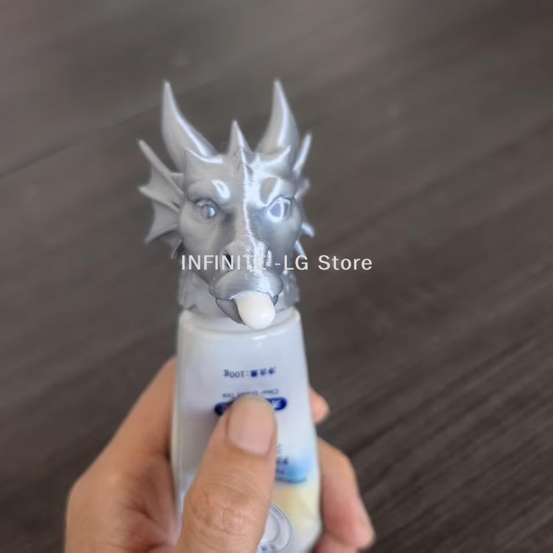 1Pcs 3D Printed Silver Dragon  – 3D Printing Use recenzja i cena