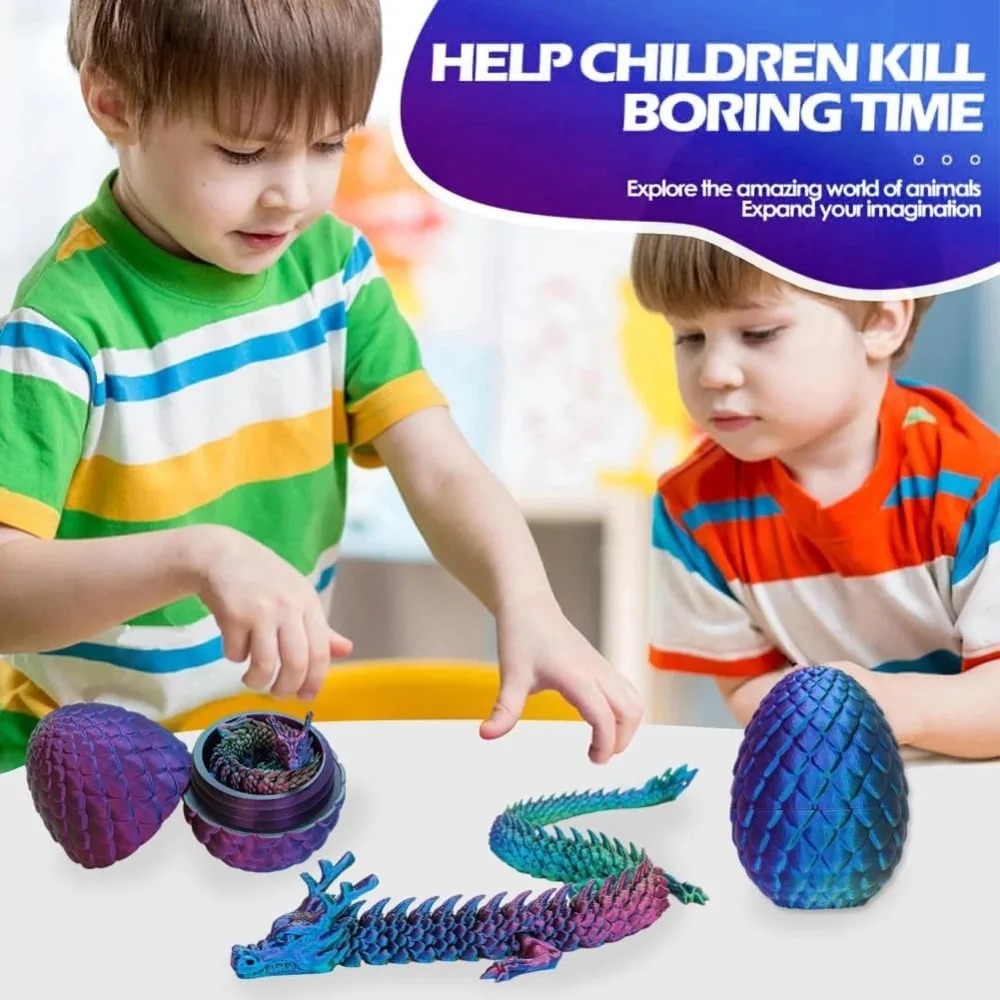 3D Mini Chinese Dragon Surpris – 3D Printing Egg recenzja i cena