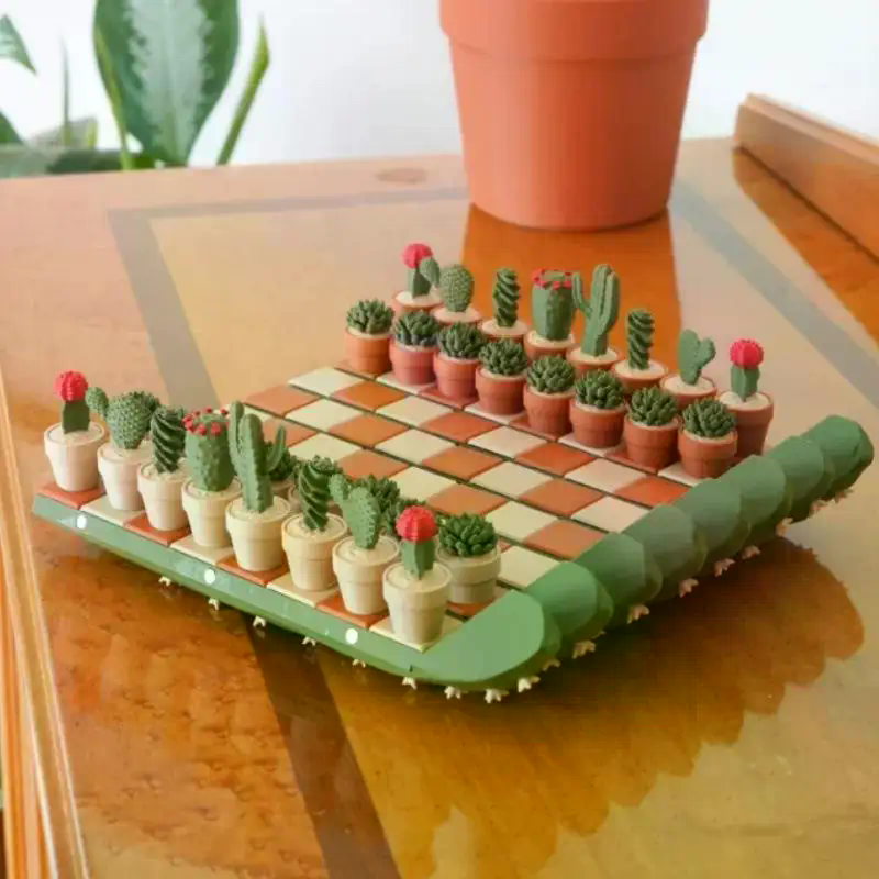 3D Printed Resin Cactus Roll C – 3D Printing Chess recenzja i cena