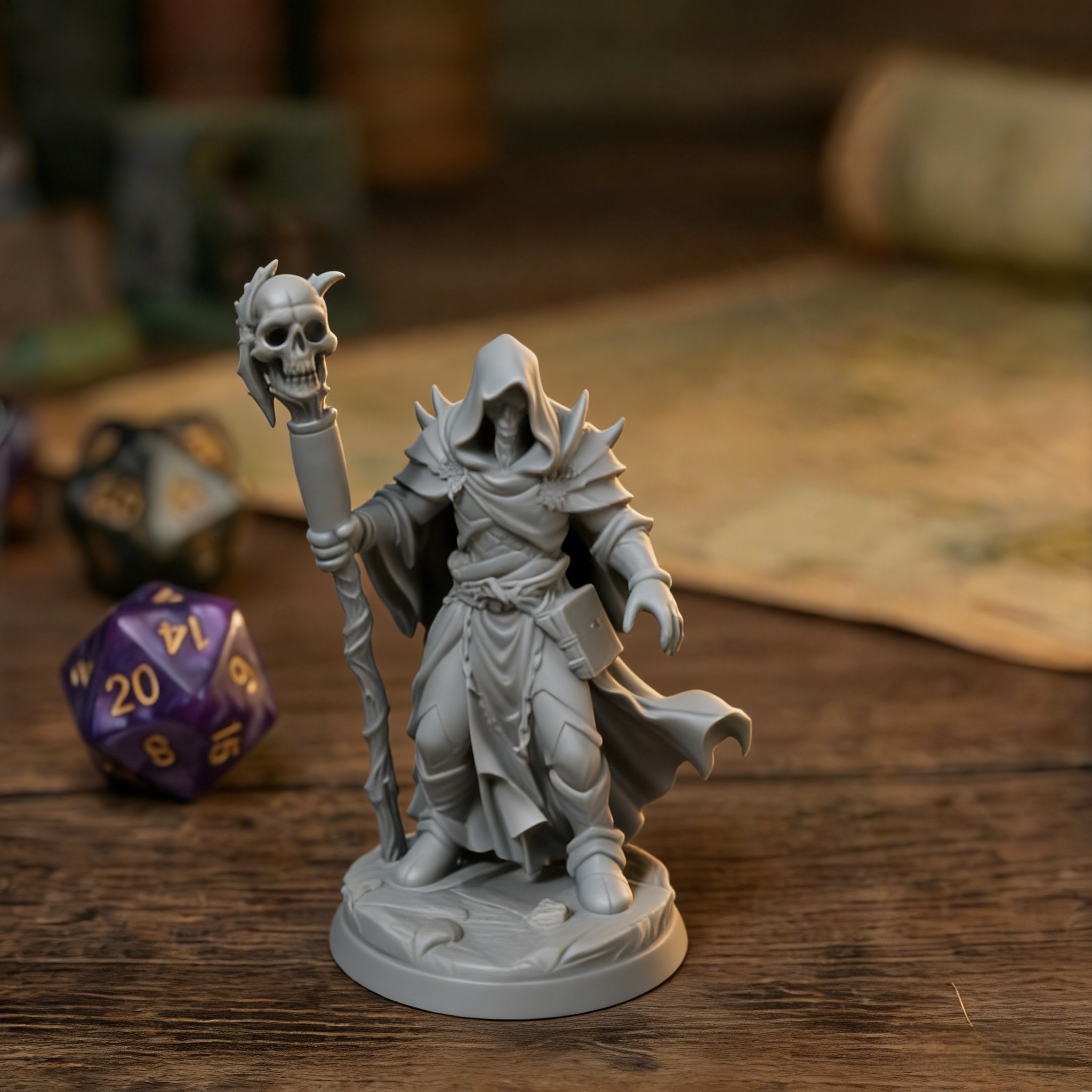 3D Printed Necromancer Model,  – 3D Printing Chess recenzja i cena