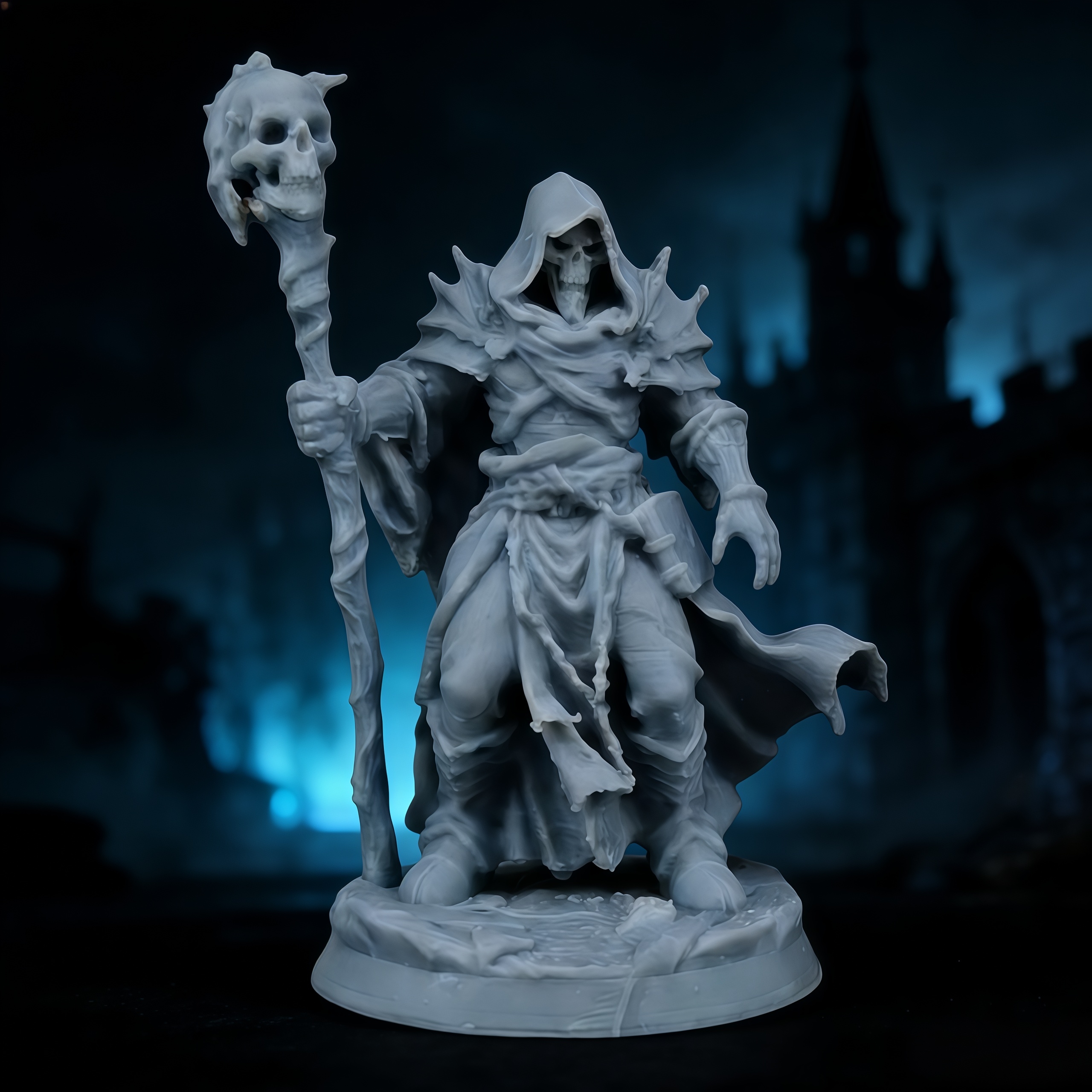 3D Printed Necromancer Model,  – 3D Printing Chess recenzja i cena