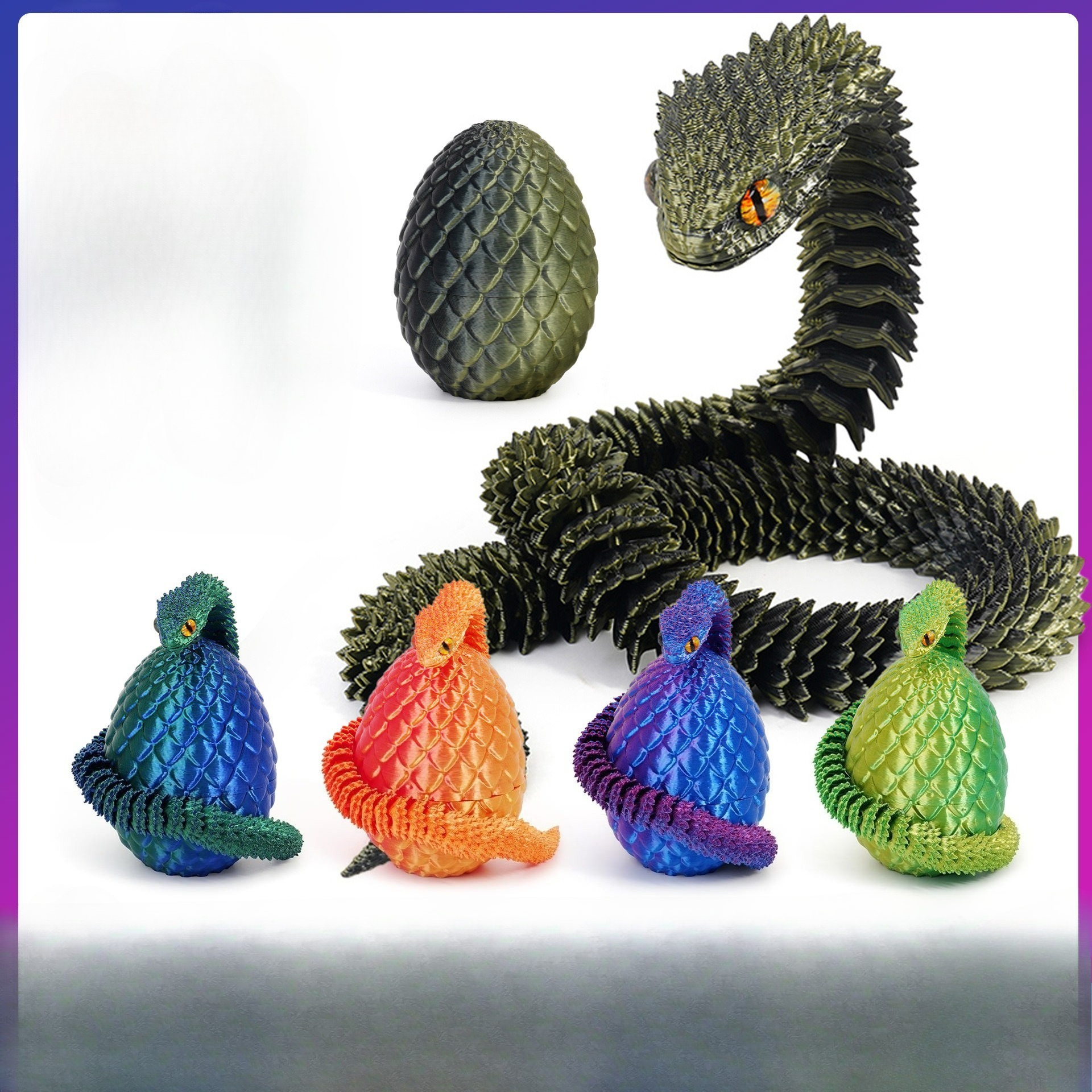 3D Printed Viper Snake Model w – 3D Printing Egg recenzja i cena
