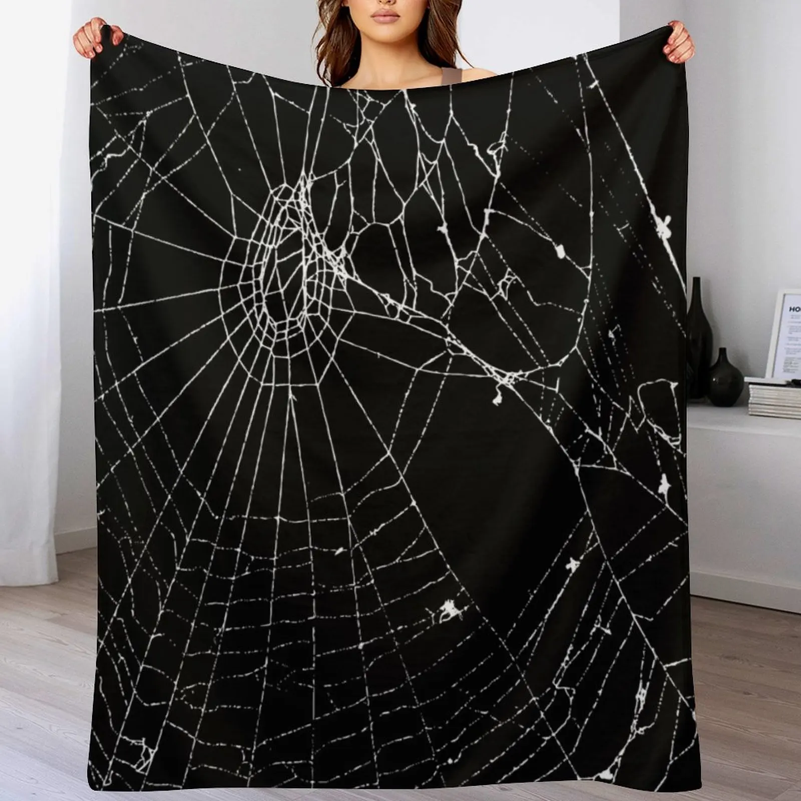 Spider Web Throw Blanket Fluff – 3D Printing Web recenzja i cena