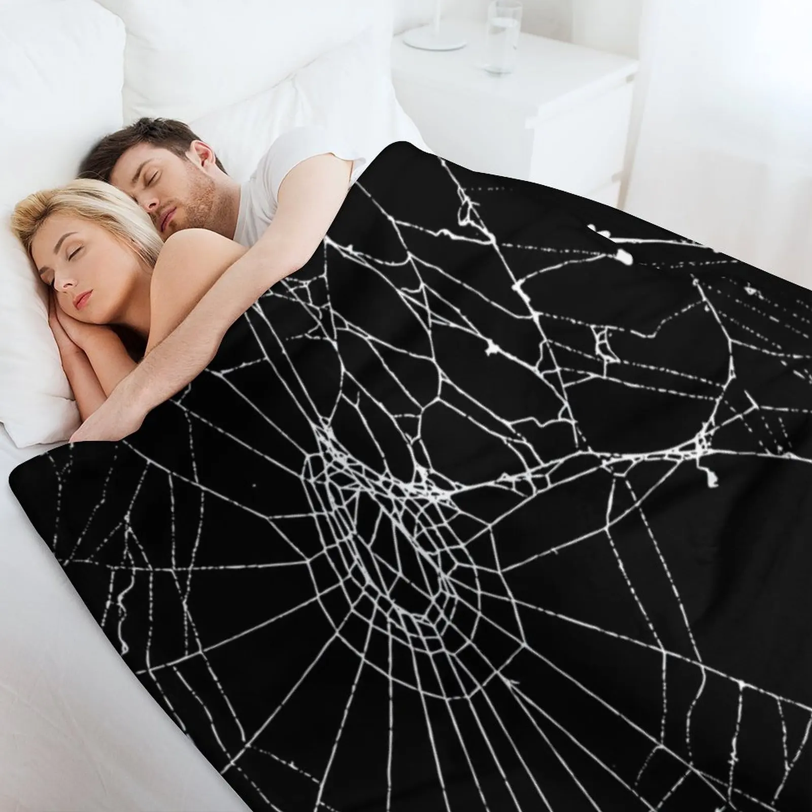 Spider Web Throw Blanket Fluff – 3D Printing Web recenzja i cena
