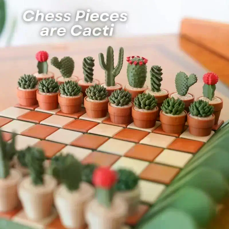 3D Printed Resin Cactus Roll C – 3D Printing Chess recenzja i cena