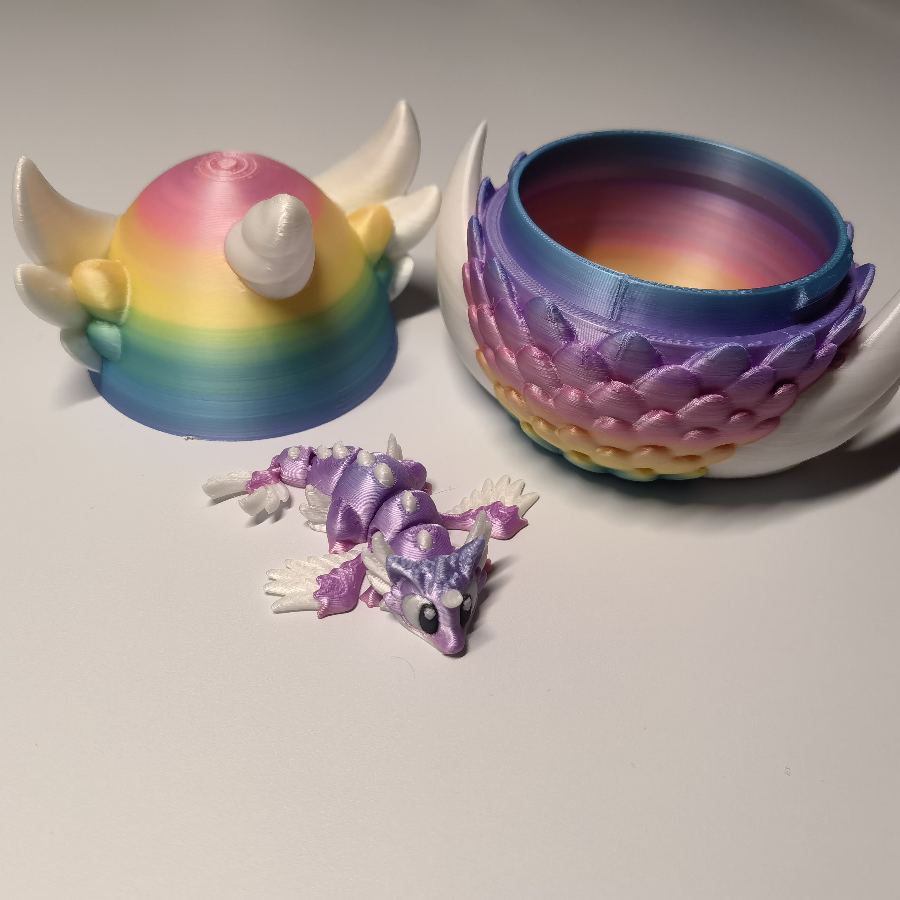 Gradient 3D Printed Dragon Egg – 3D Printing Egg recenzja i cena