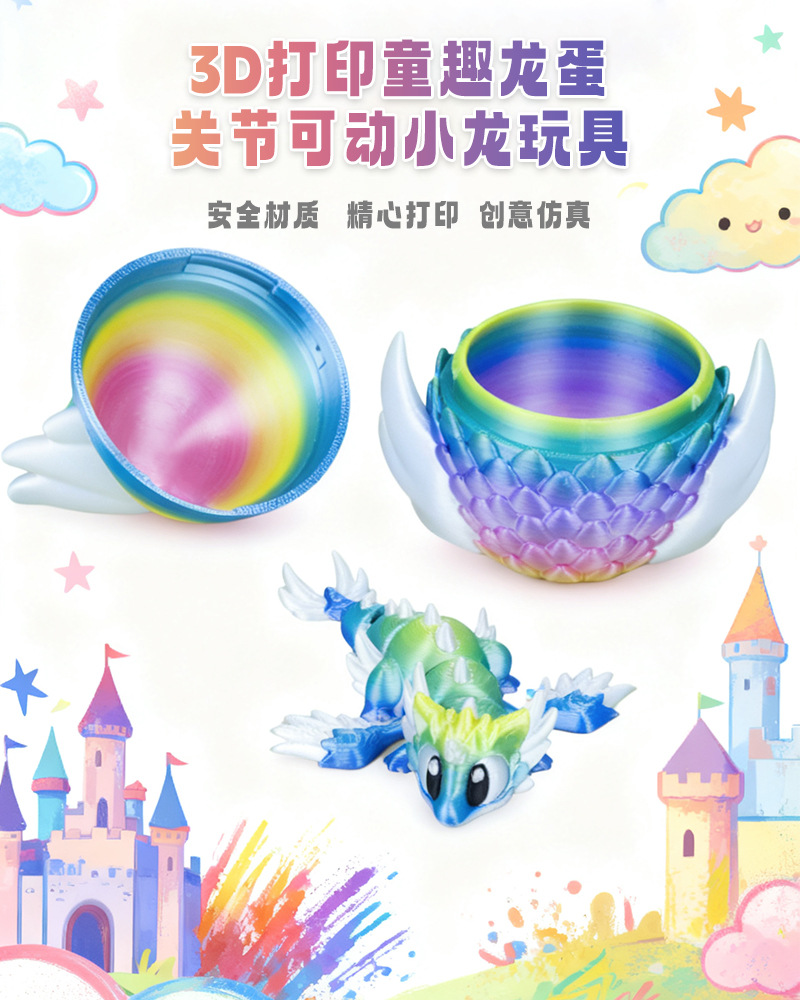 Gradient 3D Printed Dragon Egg – 3D Printing Egg recenzja i cena