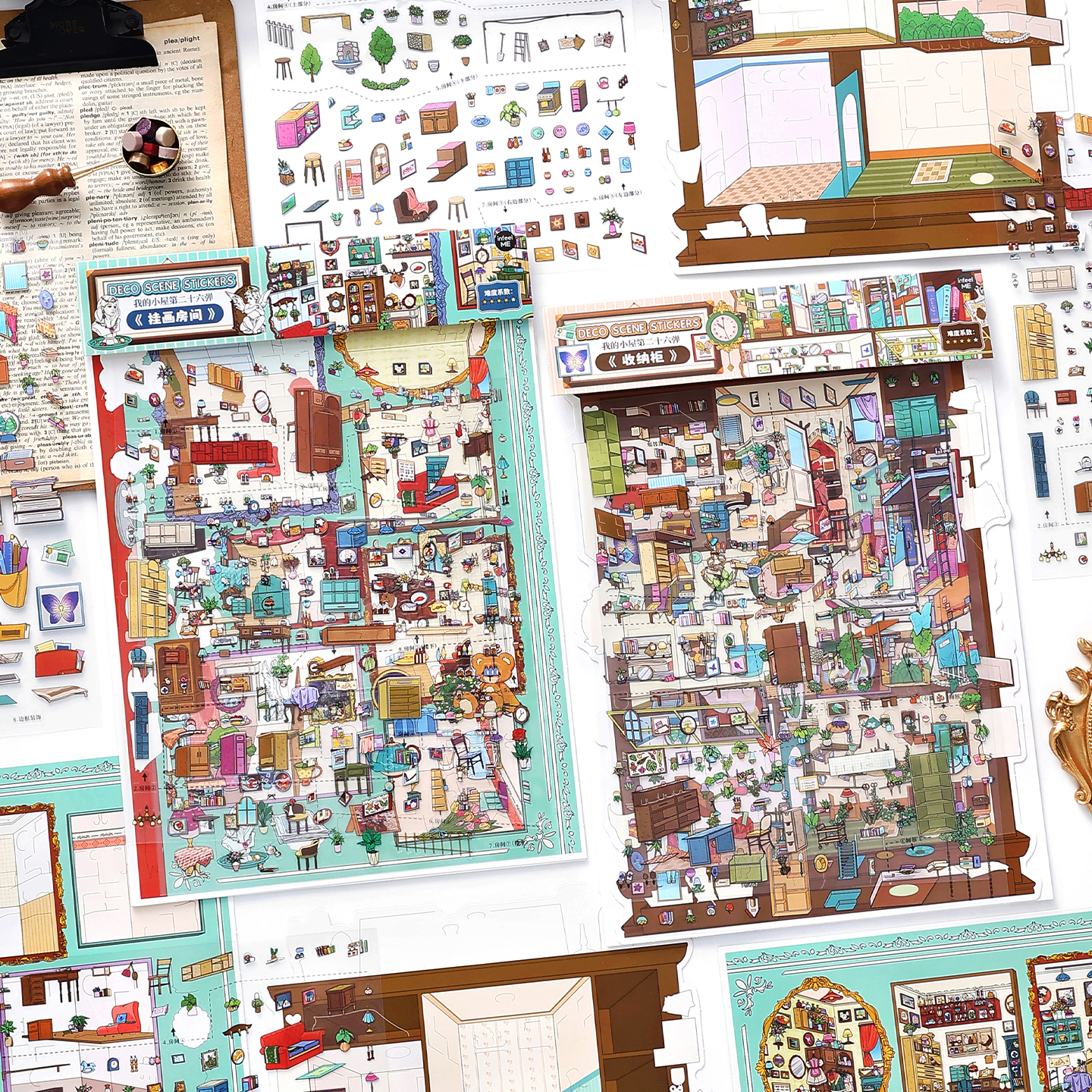 4 Sheets Cute Miniature Painti – 3D Printing Construction recenzja i cena