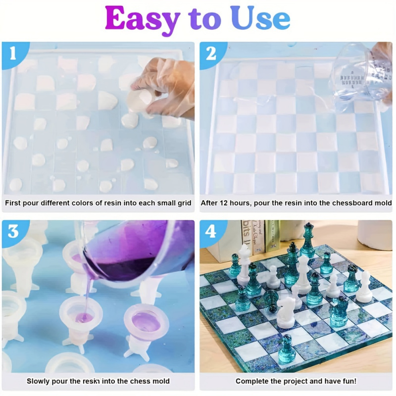 23pcs Chess Set with Silicone  – 3D Printing Chess recenzja i cena