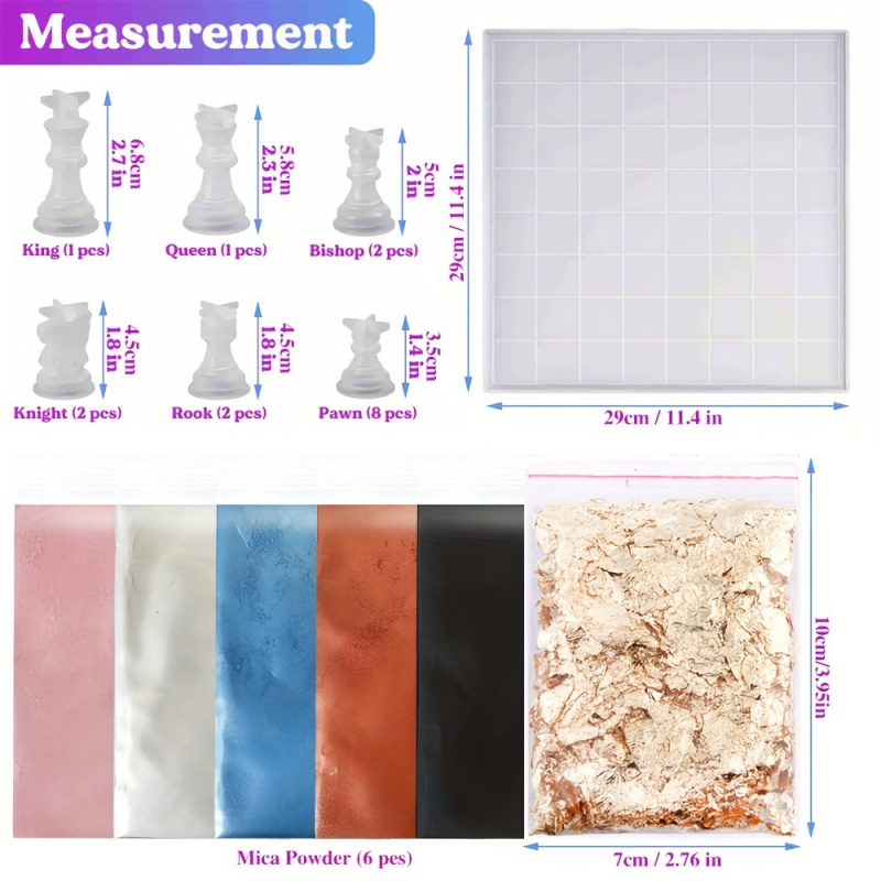 23pcs Chess Set with Silicone  – 3D Printing Chess recenzja i cena