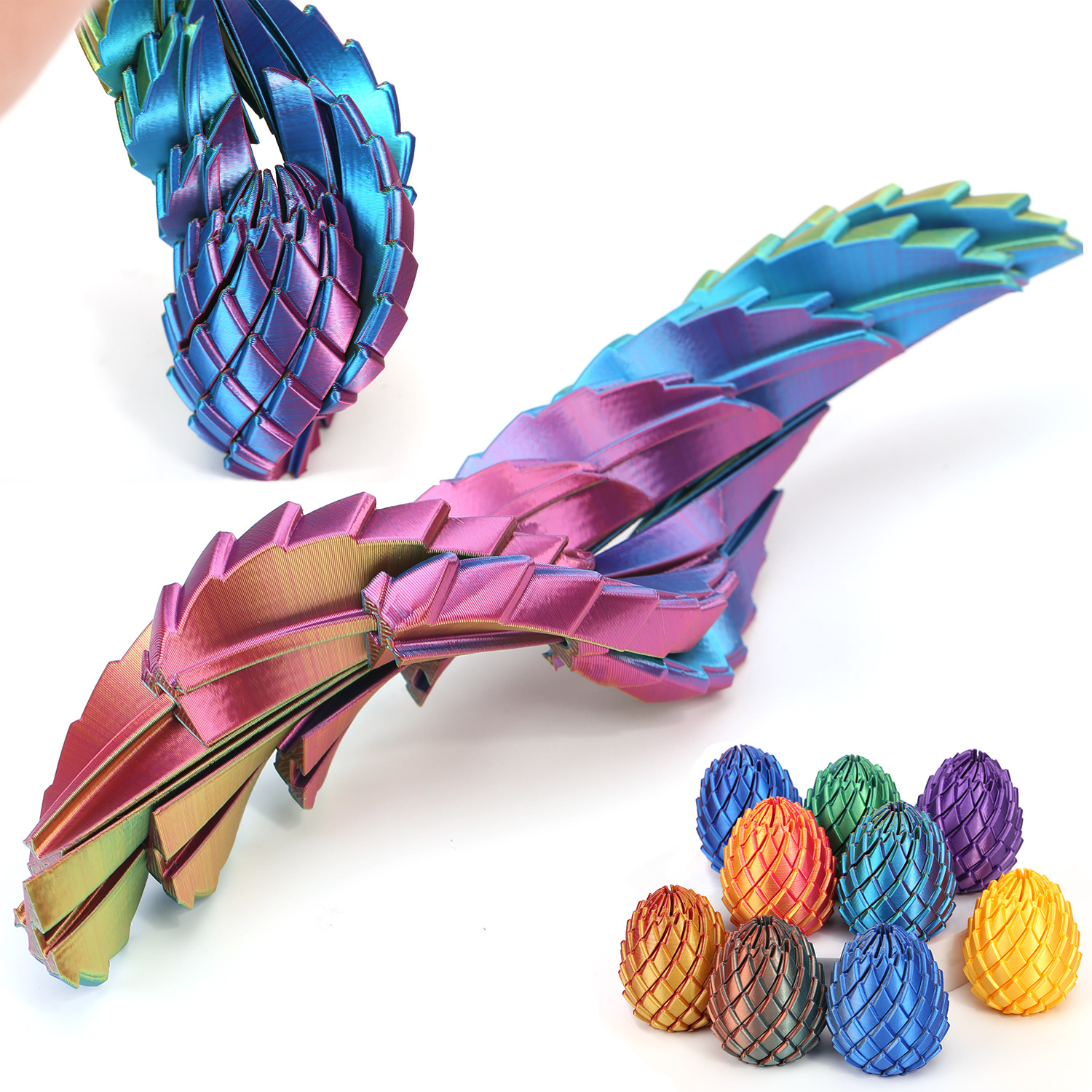 7CM 3D Printed Dragon Egg Stre – 3D Printing Egg recenzja i cena
