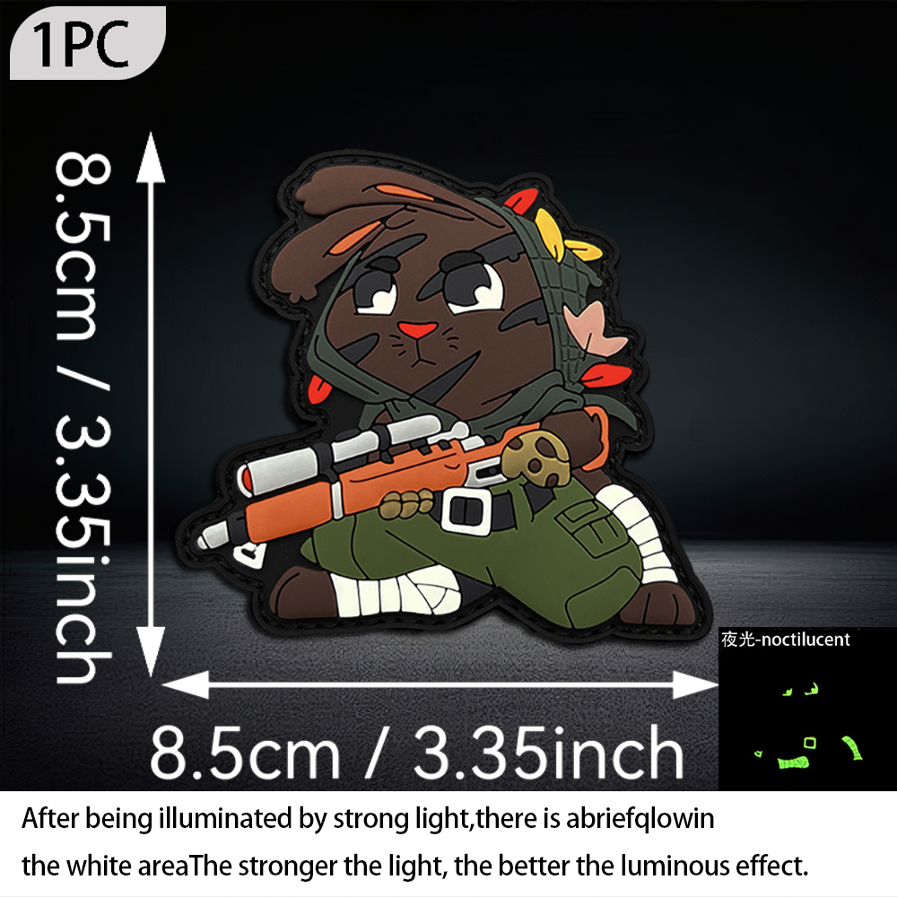 Funny Tactical Rabbit PVC Rubb – 3D Printing Rabbit recenzja i cena