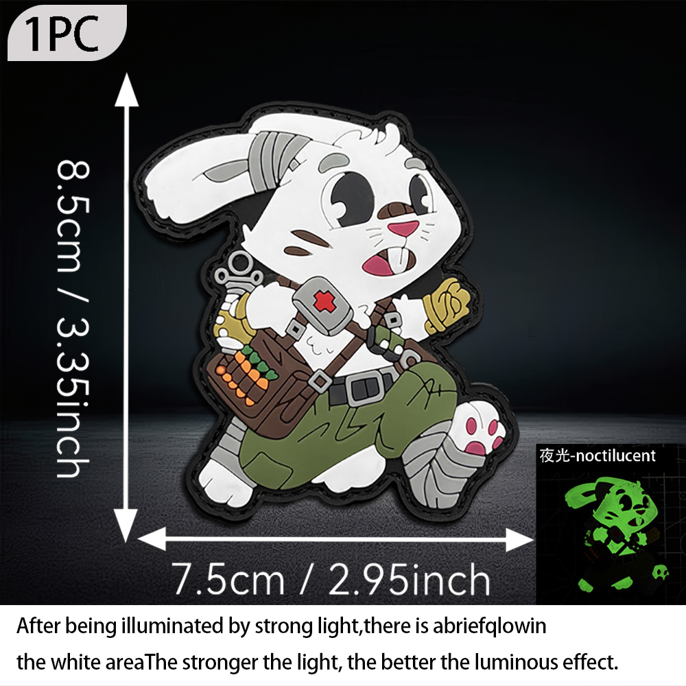Funny Tactical Rabbit PVC Rubb – 3D Printing Rabbit recenzja i cena
