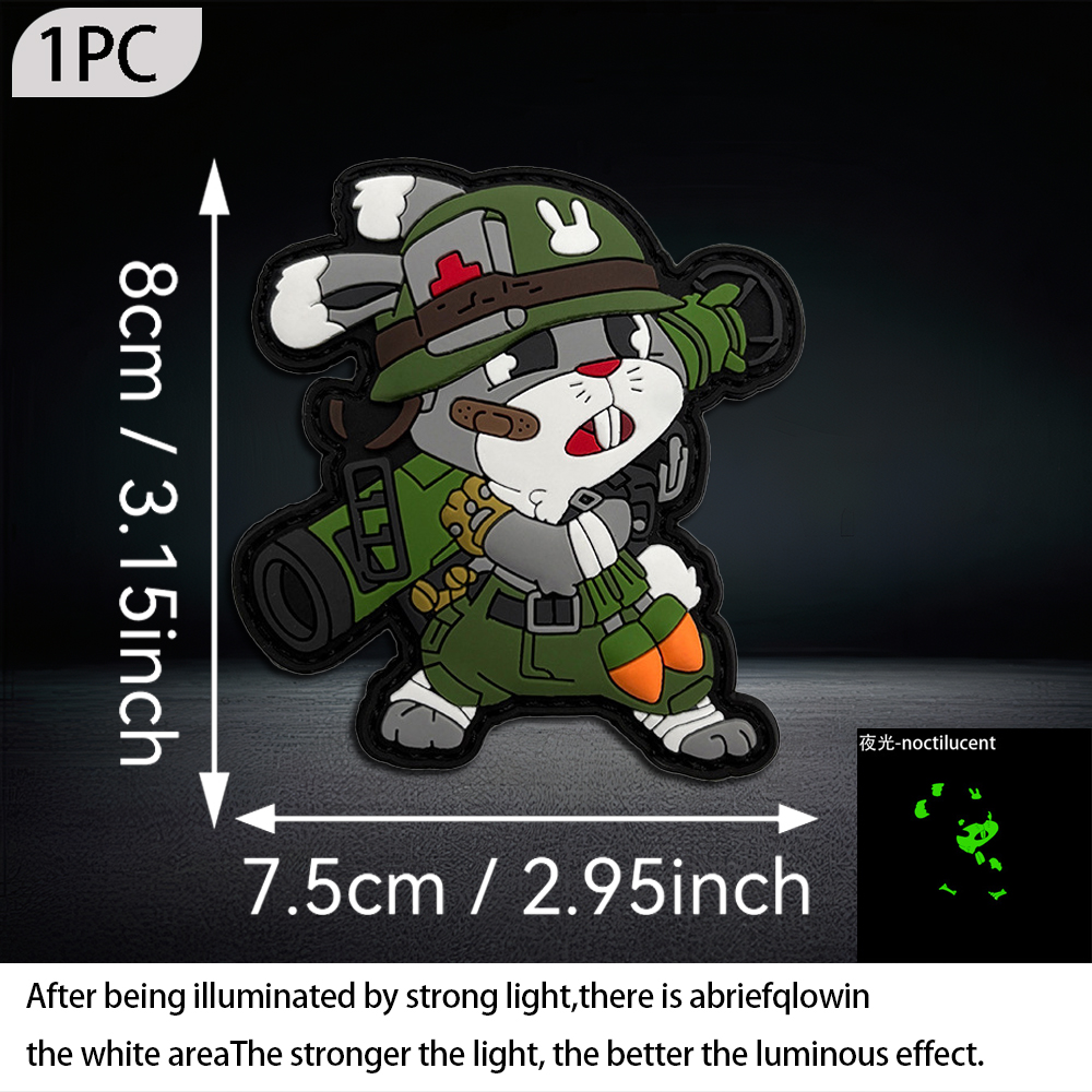 Funny Tactical Rabbit PVC Rubb – 3D Printing Rabbit recenzja i cena