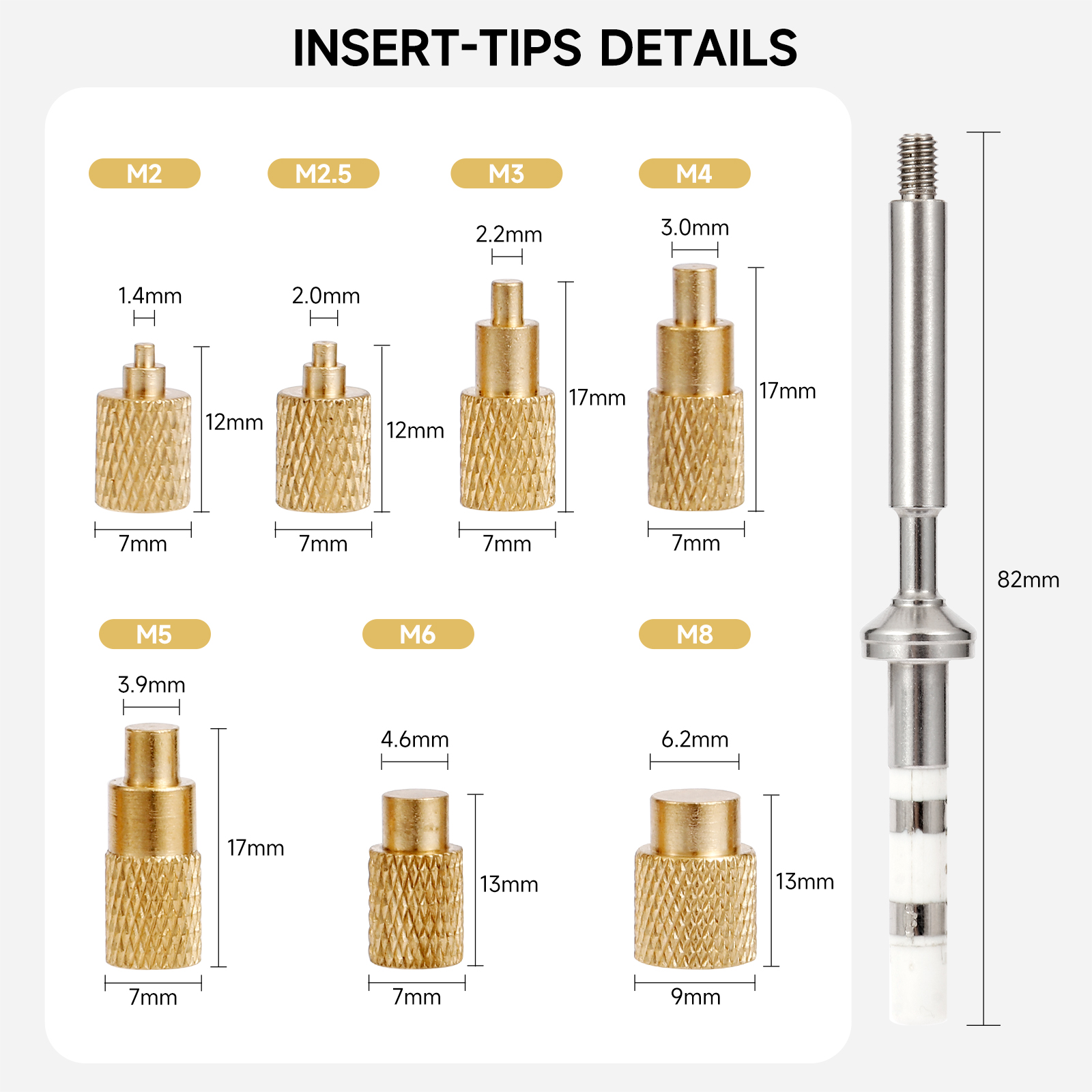 ST Soldering Tips Heat Set Ins – 3D Printing Use recenzja i cena
