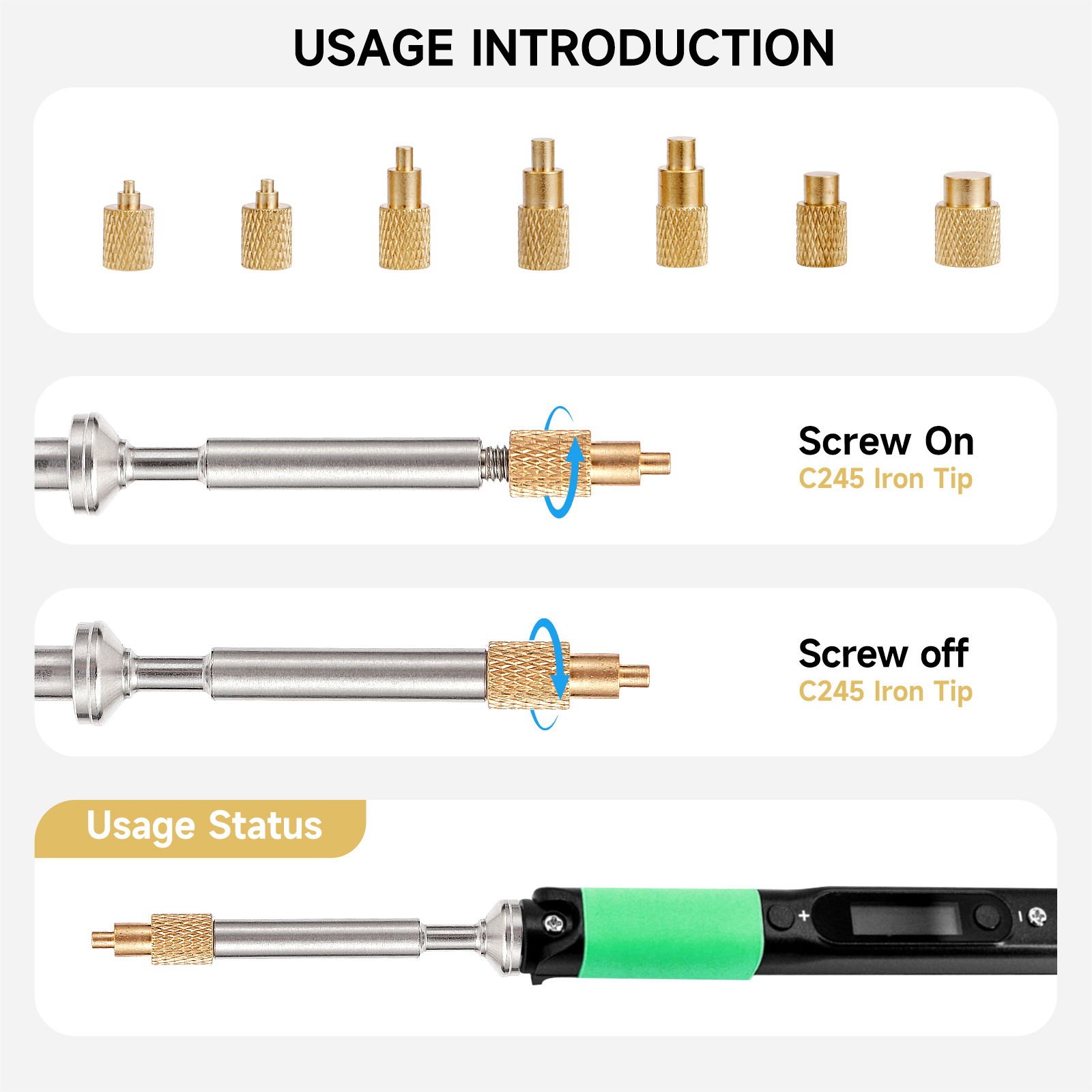ST Soldering Tips Heat Set Ins – 3D Printing Use recenzja i cena