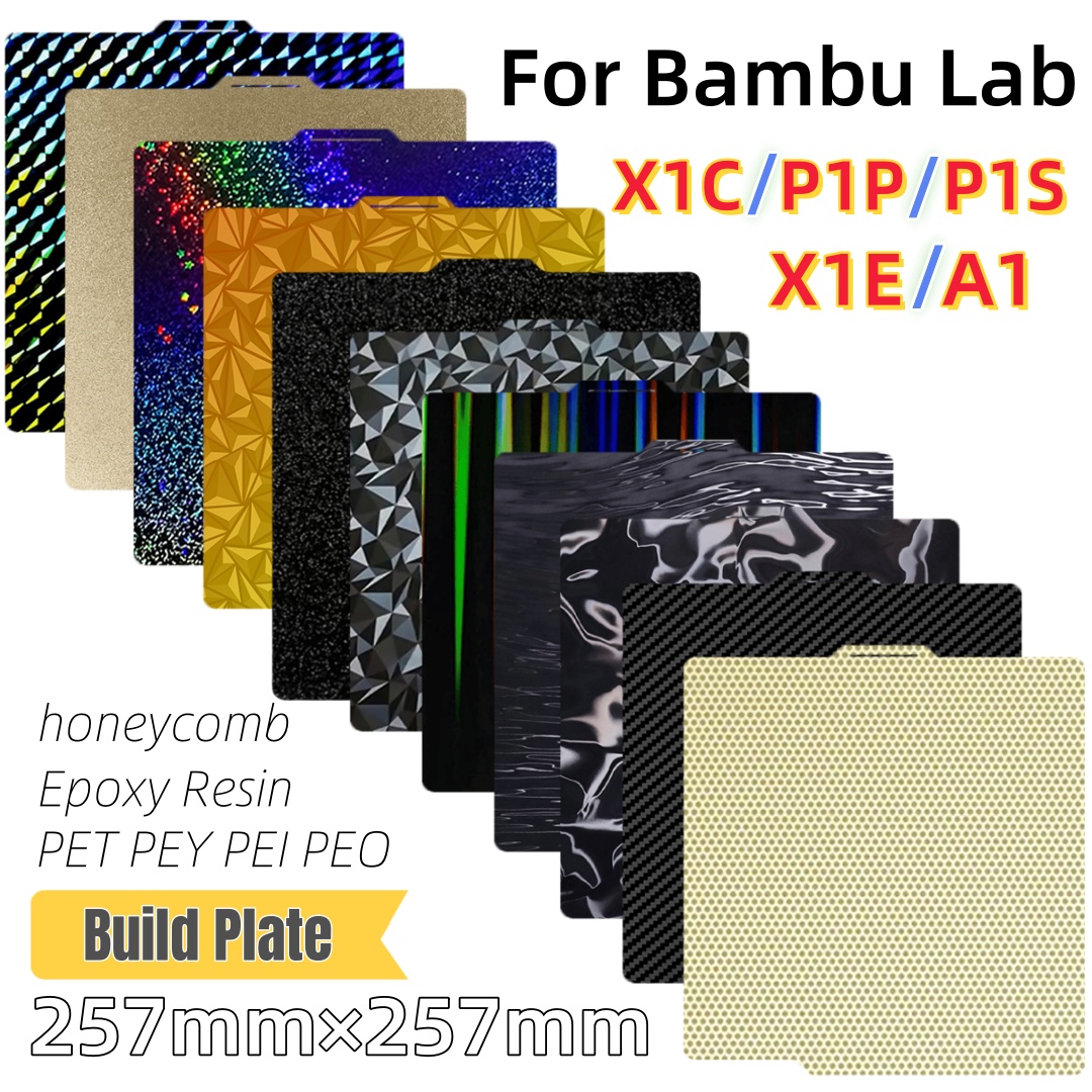 Build Plate 257x257 Spring Ste – 3D Printing Bambu Lab A1 recenzja i cena