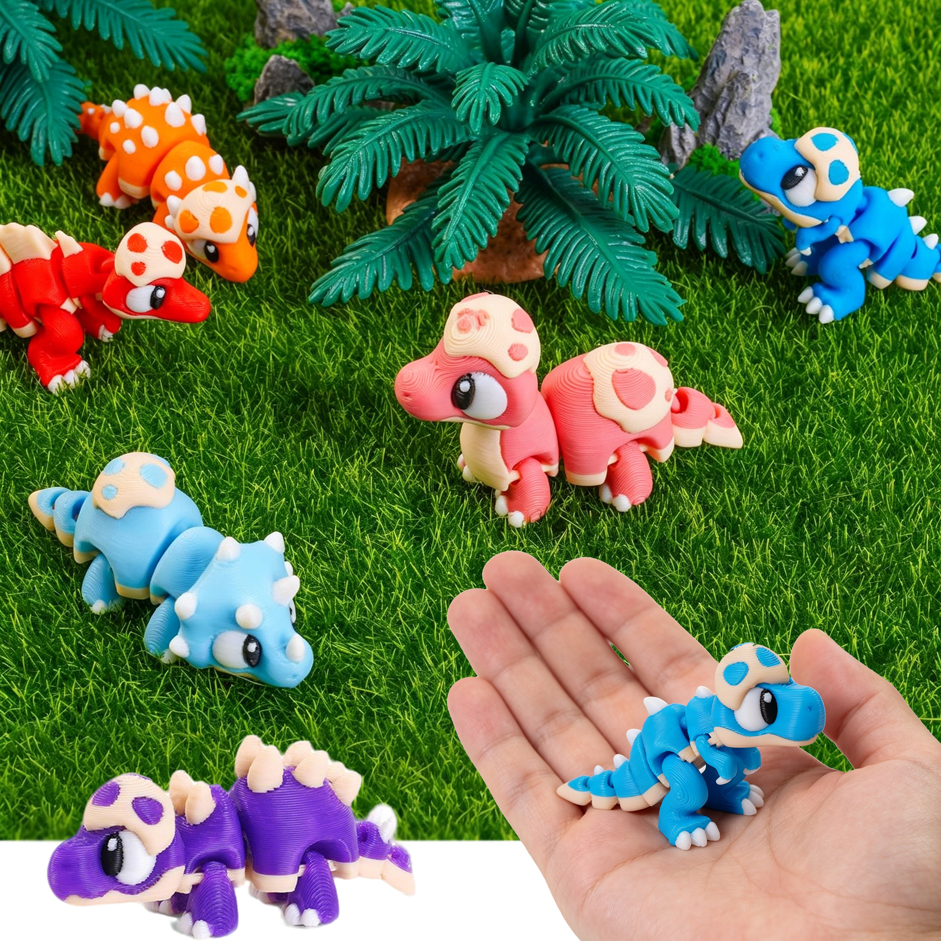 Set 3D Printed Mini Dinosaur T – 3D Printing Egg recenzja i cena