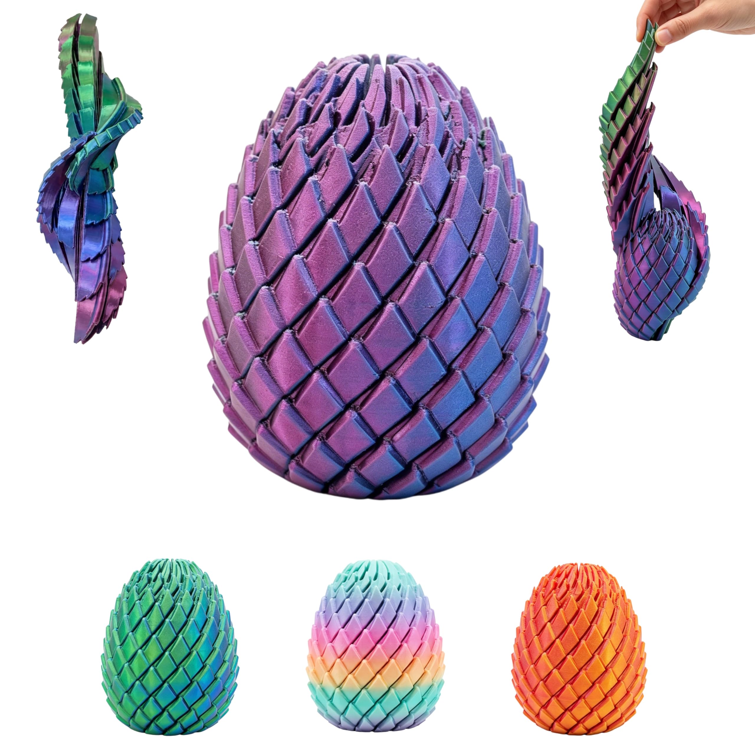 3D Dragon Egg Twisted Spiral S – 3D Printing Egg recenzja i cena