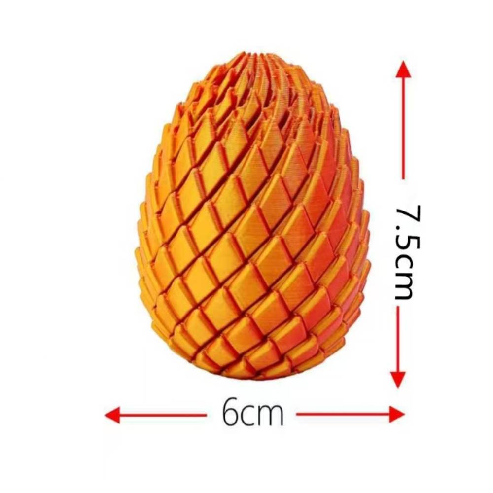 3D Dragon Egg Twisted Spiral S – 3D Printing Egg recenzja i cena