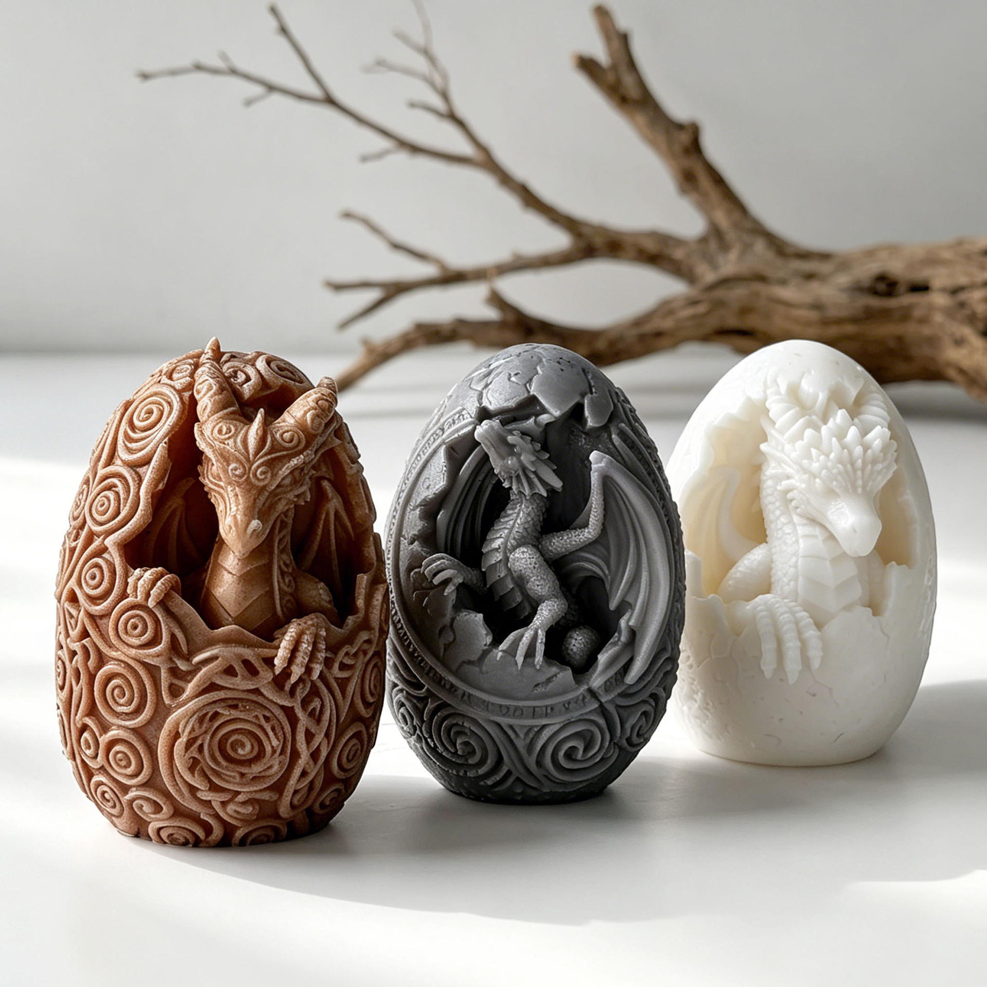 3D DIY Dinosaur Egg Candle Mol – 3D Printing Egg recenzja i cena