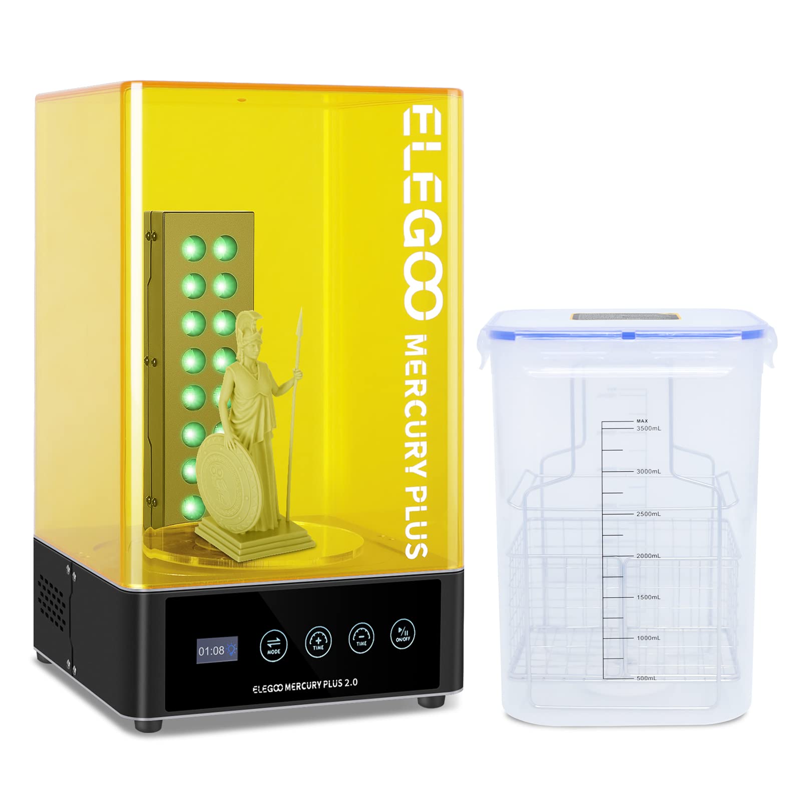 ELEGOO   Plus 2.0 Wash and Cur – 3D Printing Model recenzja i cena