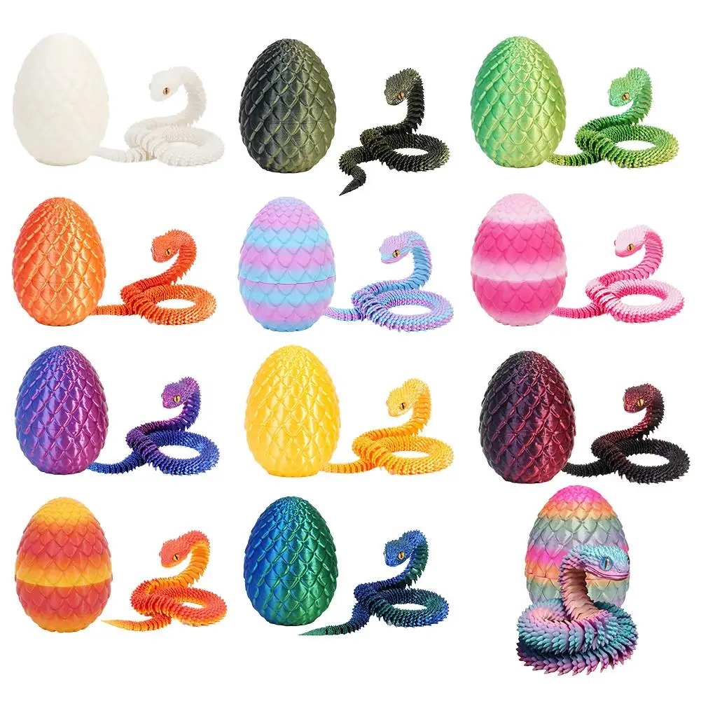 3D Printed Cool Snake Dragon E – 3D Printing Egg recenzja i cena