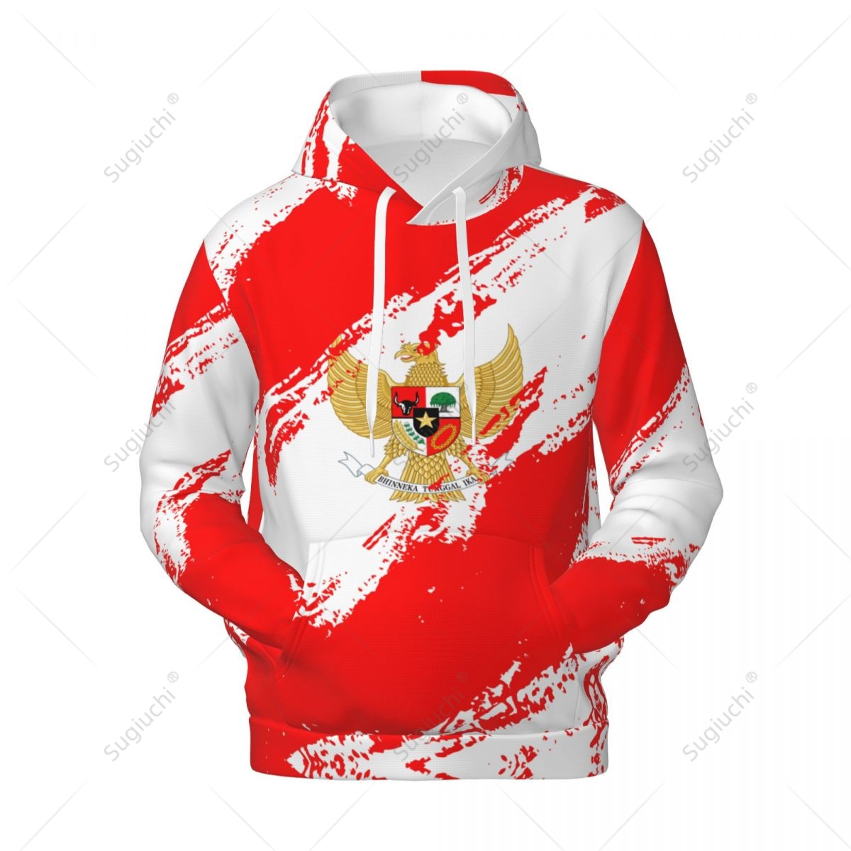 Unisex Indonesia Flag Color Ho – 3D Printing Indonesia recenzja i cena