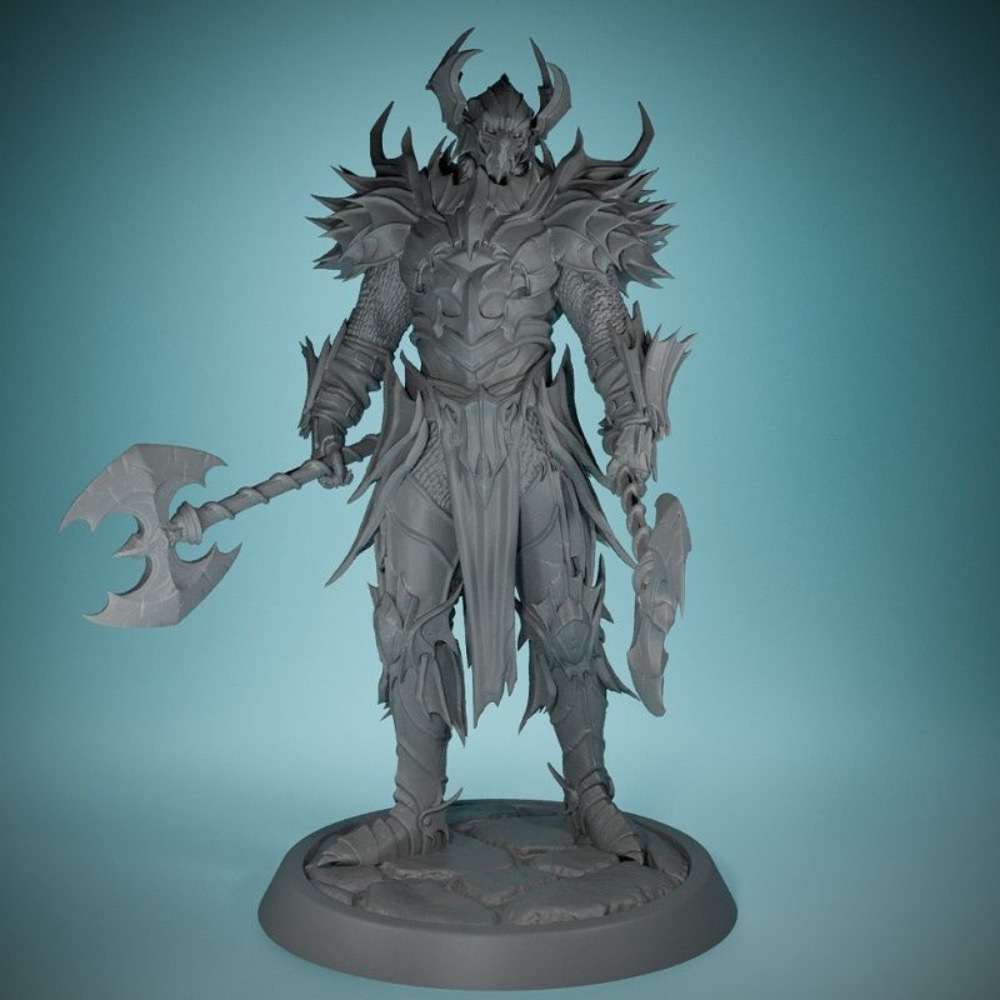 No Wings Demon Knight 3D Print – 3D Printing Chess recenzja i cena