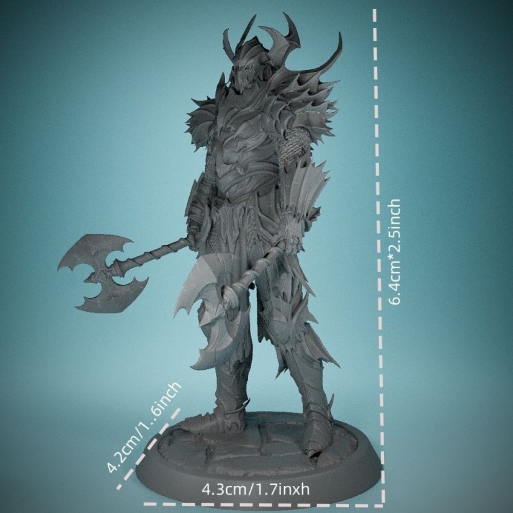 No Wings Demon Knight 3D Print – 3D Printing Chess recenzja i cena