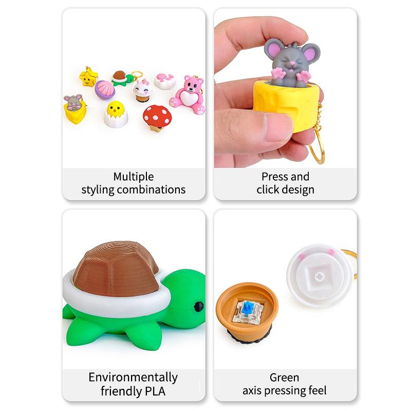 »Mushroom Turtle Keycap Press  – 3D Printing Use recenzja i cena