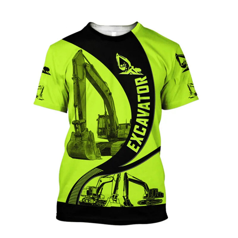 Excavator 3D Print T-shirt For – 3D Printing Nerd recenzja i cena